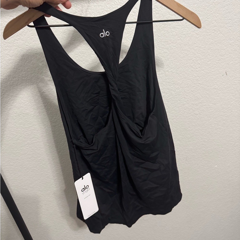 ALO Yoga Black Tank Top
